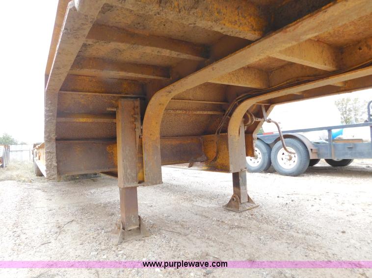 image for item AW9406 1978 Alabama Lowboy MTS 25 AW equipment trailer