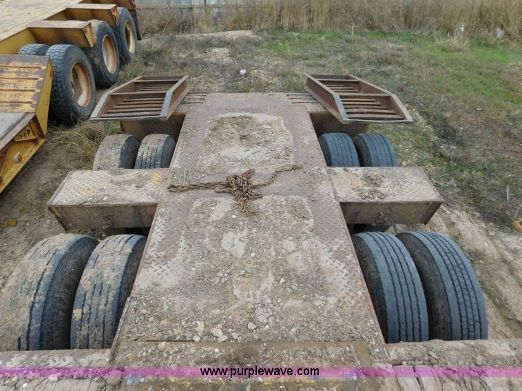 image for item AW9406 1978 Alabama Lowboy MTS 25 AW equipment trailer