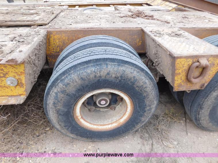 image for item AW9406 1978 Alabama Lowboy MTS 25 AW equipment trailer