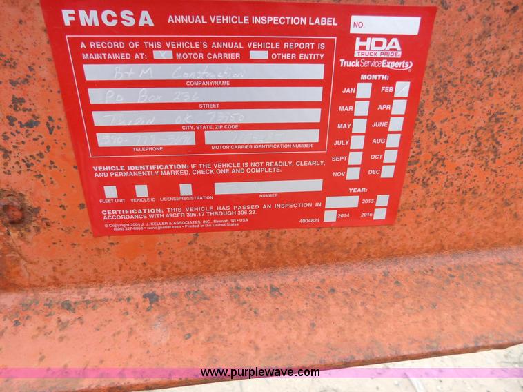 image for item AW9408 1980 Blair equipment trailer