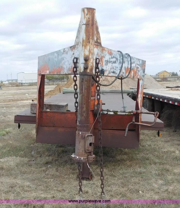 image for item AW9411 Shop built equipment trailer