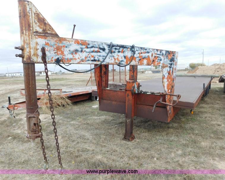 image for item AW9411 Shop built equipment trailer