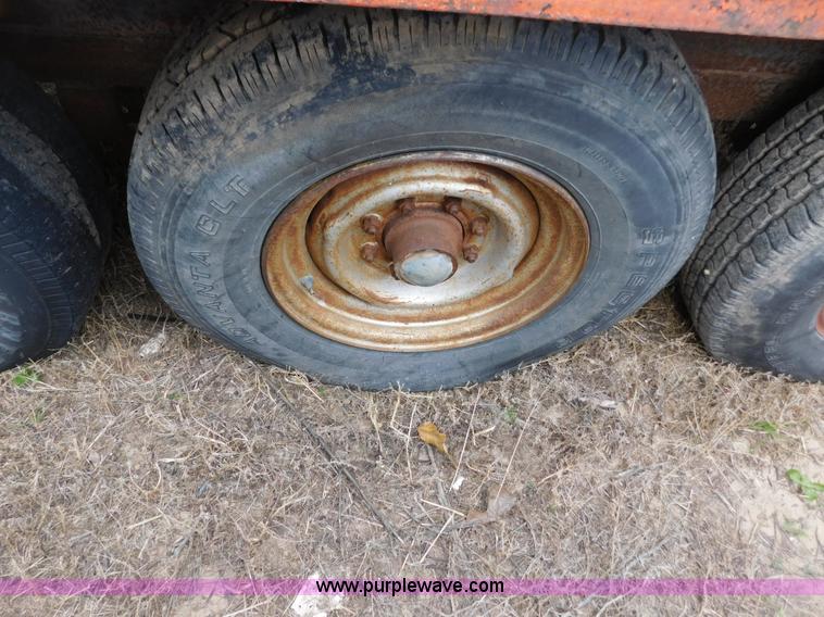 image for item AW9411 Shop built equipment trailer