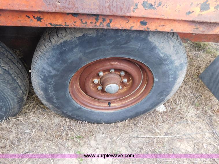 image for item AW9411 Shop built equipment trailer