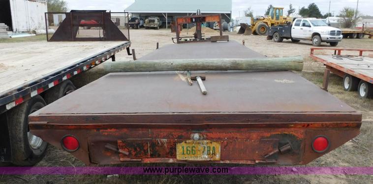 image for item AW9411 Shop built equipment trailer