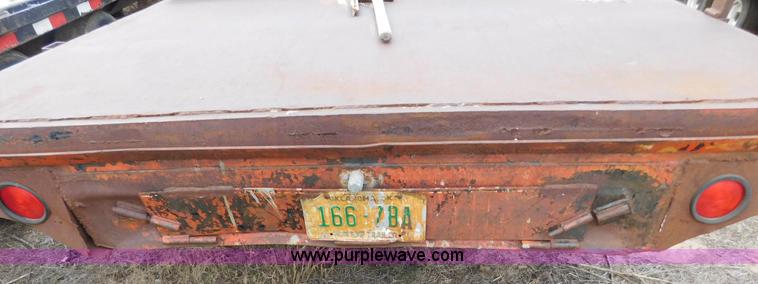 image for item AW9411 Shop built equipment trailer