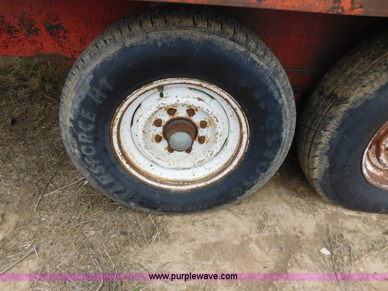 image for item AW9411 Shop built equipment trailer