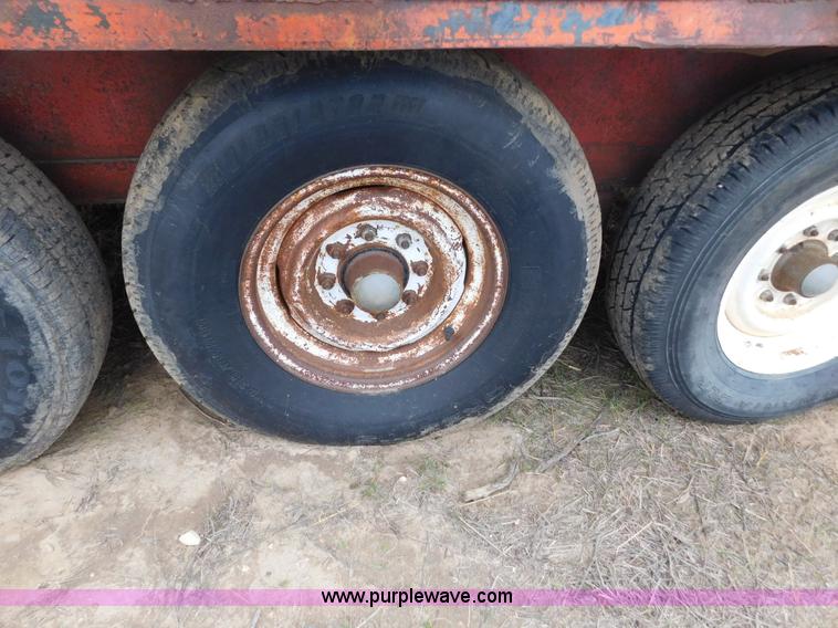 image for item AW9411 Shop built equipment trailer