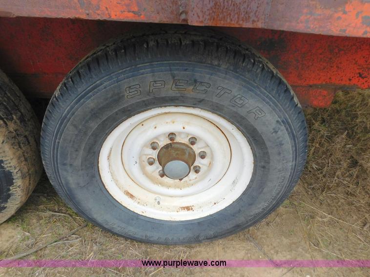 image for item AW9411 Shop built equipment trailer