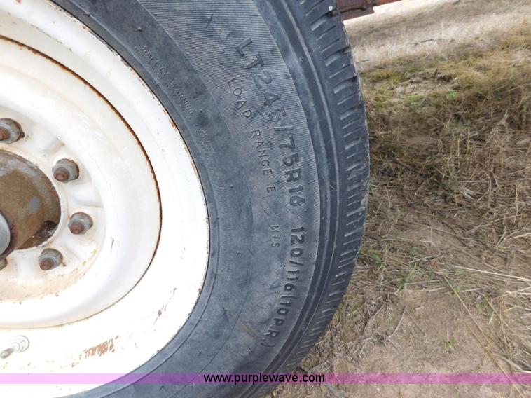 image for item AW9411 Shop built equipment trailer