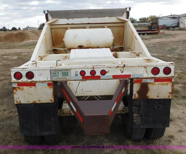 image for item AW9412 1984 Ranch bottom dump trailer