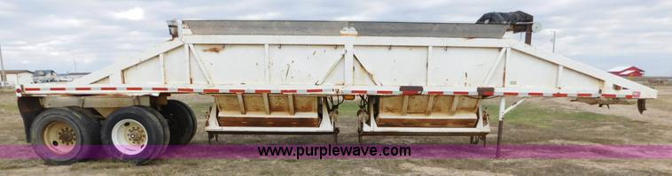 image for item AW9412 1984 Ranch bottom dump trailer
