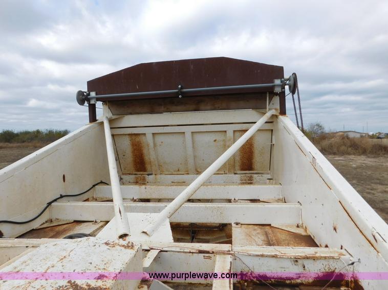 image for item AW9412 1984 Ranch bottom dump trailer