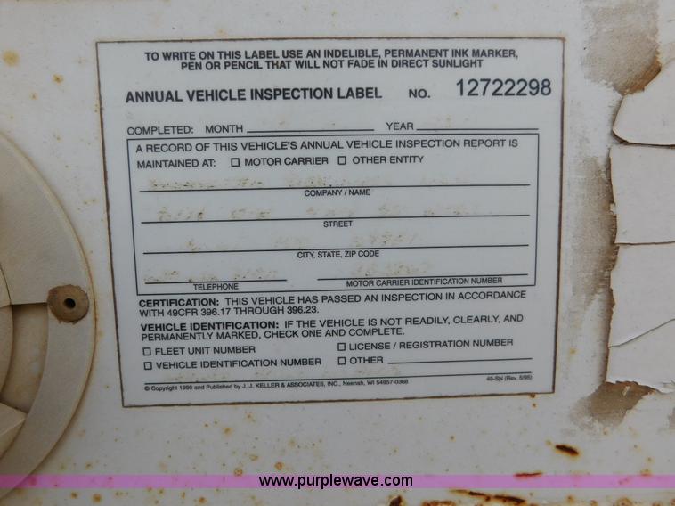 image for item AW9412 1984 Ranch bottom dump trailer