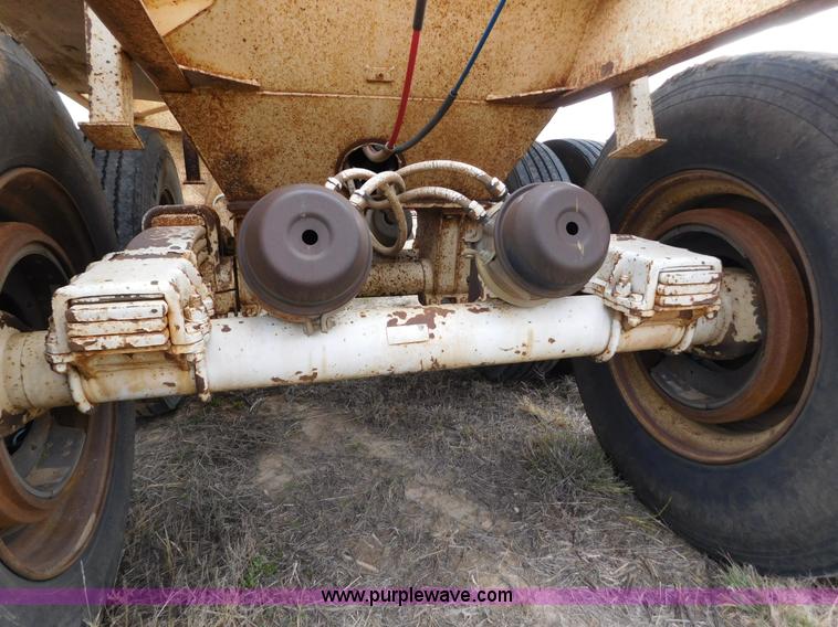 image for item AW9412 1984 Ranch bottom dump trailer