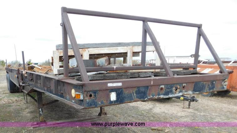 image for item AW9413 1963 Timpte flatbed trailer