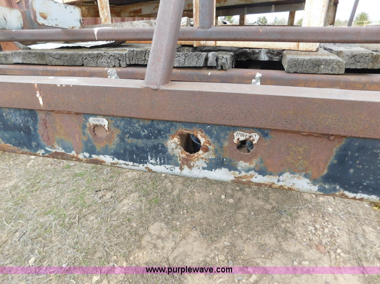 image for item AW9413 1963 Timpte flatbed trailer