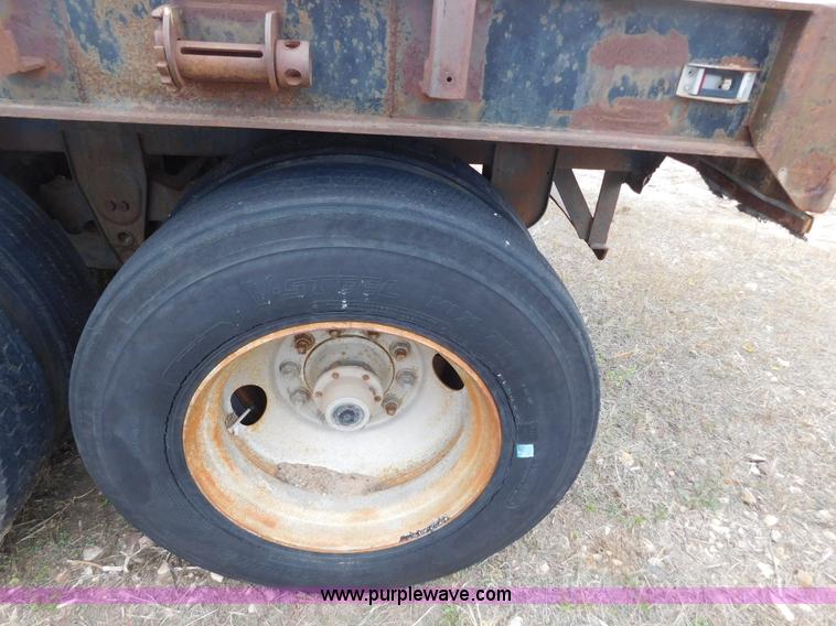 image for item AW9413 1963 Timpte flatbed trailer