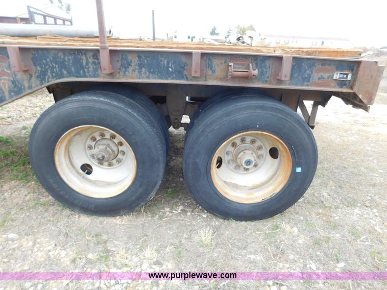 image for item AW9413 1963 Timpte flatbed trailer