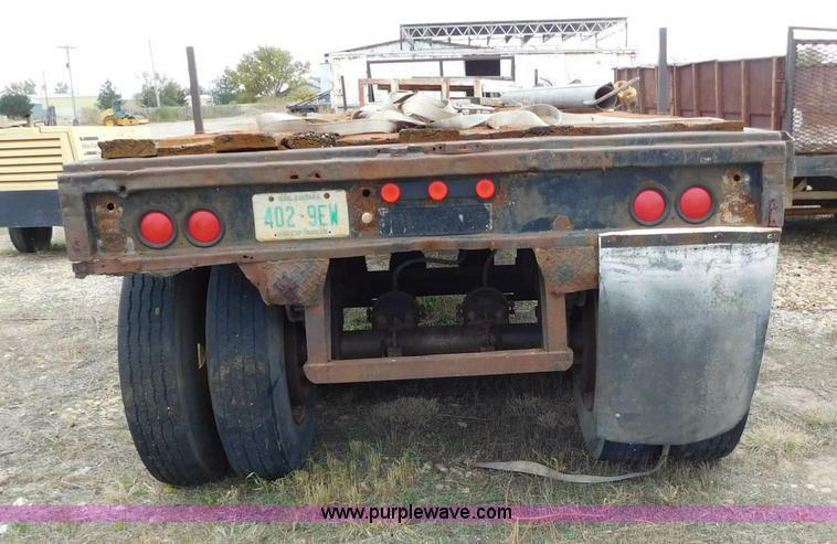 image for item AW9413 1963 Timpte flatbed trailer