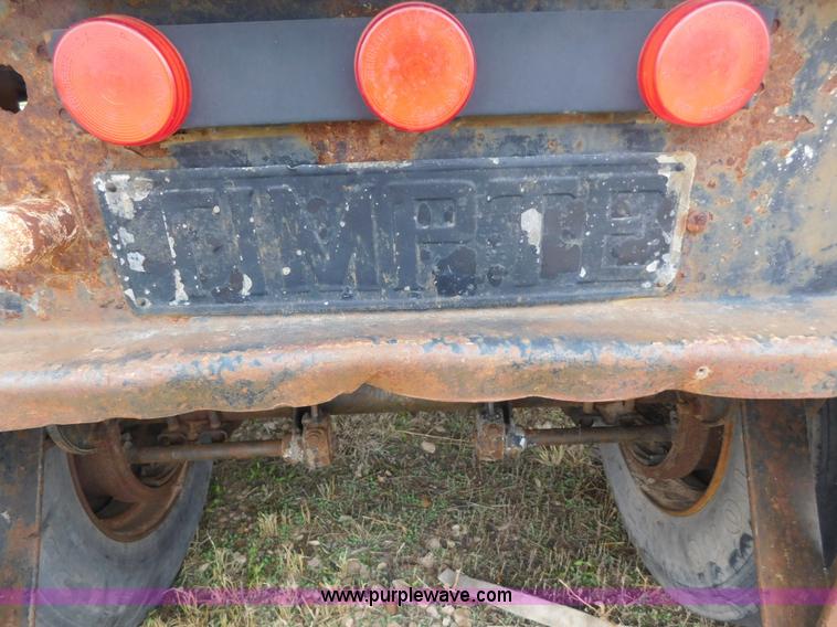 image for item AW9413 1963 Timpte flatbed trailer