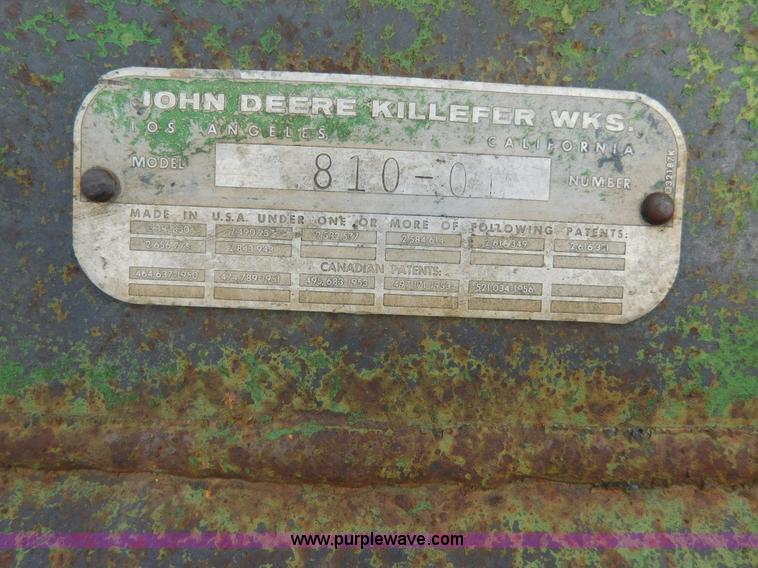 image for item AW9415 John Deere box blade