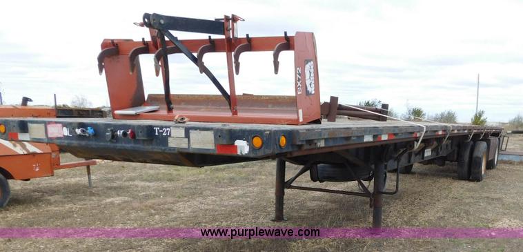 image for item AW9416 1992 Transcraft TL-110 flatbed trailer