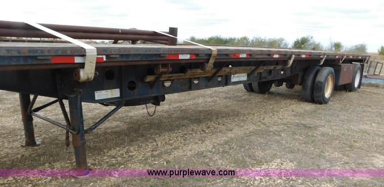 image for item AW9416 1992 Transcraft TL-110 flatbed trailer