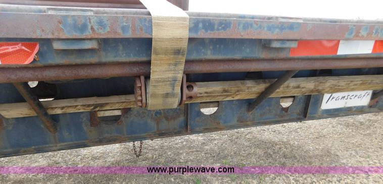 image for item AW9416 1992 Transcraft TL-110 flatbed trailer