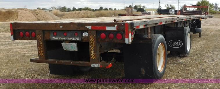 image for item AW9416 1992 Transcraft TL-110 flatbed trailer