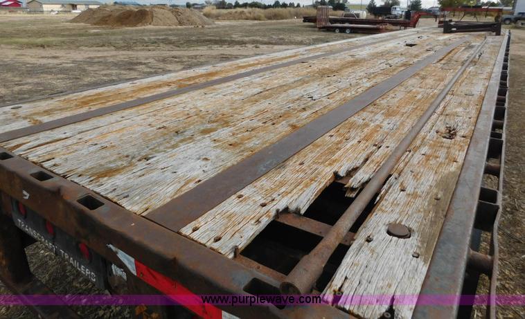 image for item AW9416 1992 Transcraft TL-110 flatbed trailer