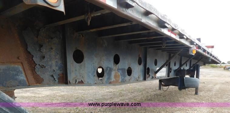 image for item AW9416 1992 Transcraft TL-110 flatbed trailer