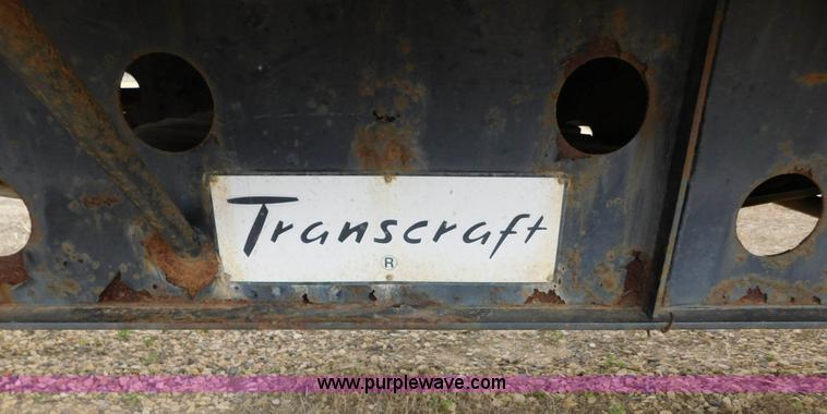 image for item AW9416 1992 Transcraft TL-110 flatbed trailer