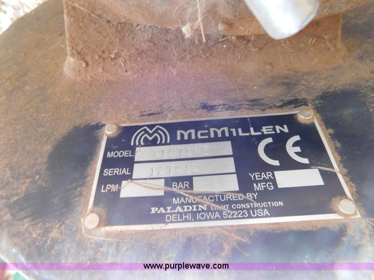 image for item AW9423 Mcmillen X1975HZ backhoe auger