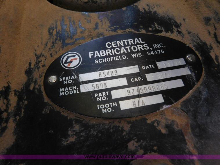 image for item AW9424 Central Fabricators Inc. 580K backhoe concrete breaker