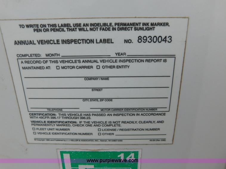 image for item AW9425 2000 Freightliner FC2 Century Class semi truck