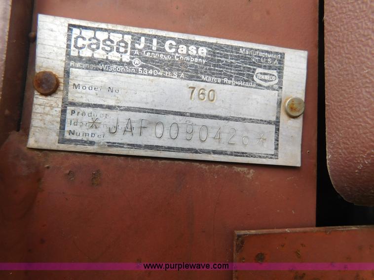 image for item AW9428 Case 760 trencher