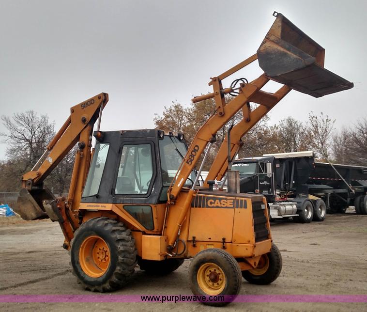image for item BR9424 1982 Case 580D backhoe
