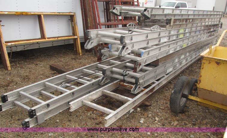 image for item H1024 (8) assorted aluminum ladders