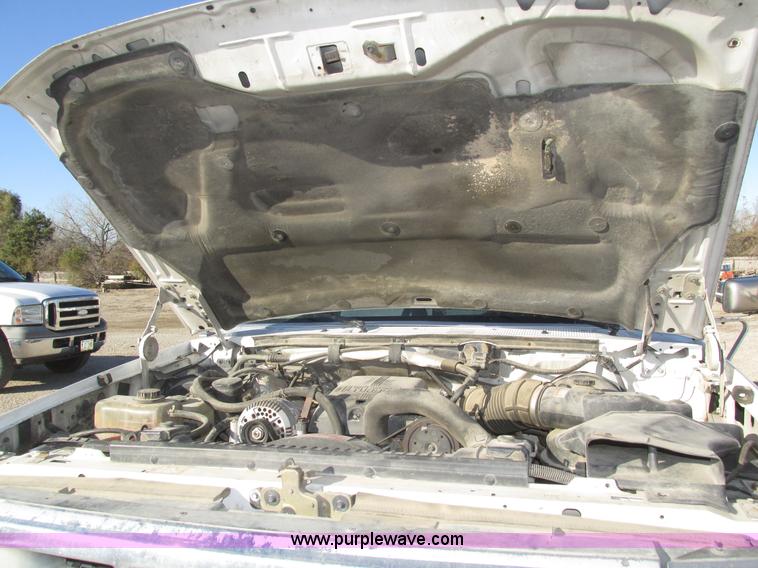 image for item H1032 1996 Ford F350 XLT Crew Cab flat dump bed truck