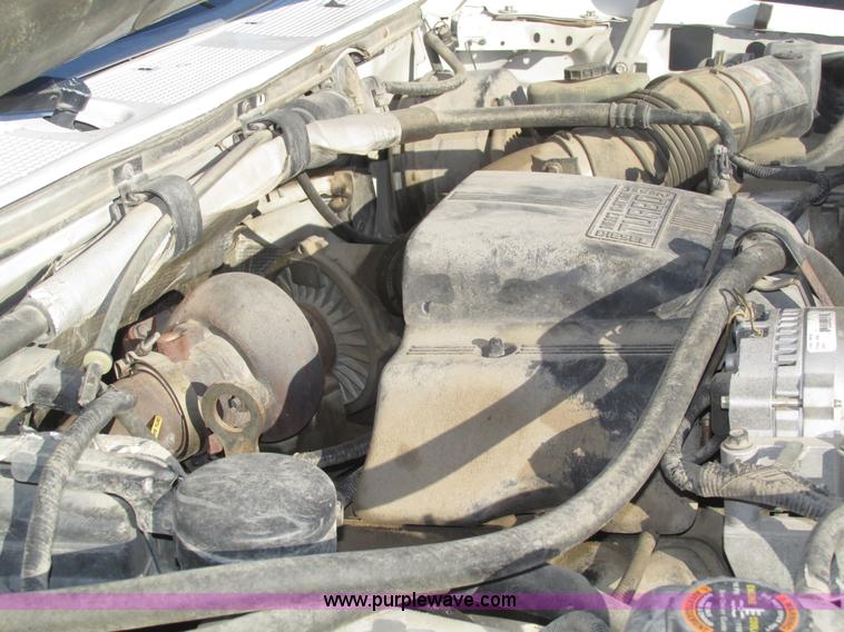 image for item H1032 1996 Ford F350 XLT Crew Cab flat dump bed truck