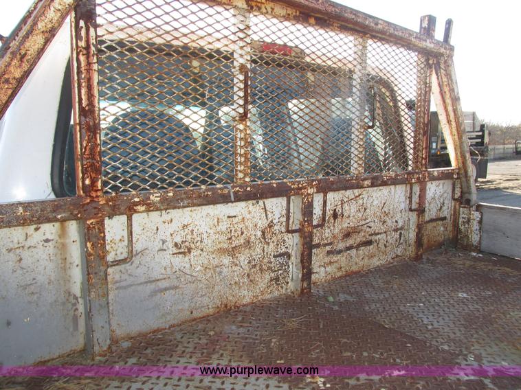 image for item H1032 1996 Ford F350 XLT Crew Cab flat dump bed truck