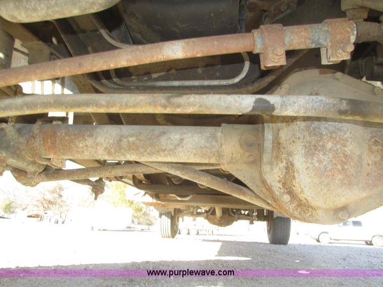 image for item H1032 1996 Ford F350 XLT Crew Cab flat dump bed truck