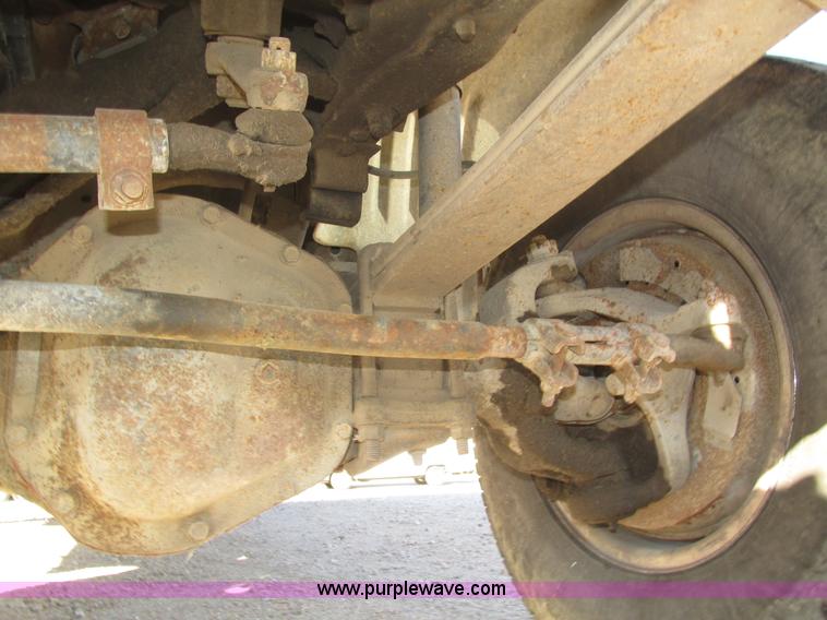 image for item H1032 1996 Ford F350 XLT Crew Cab flat dump bed truck