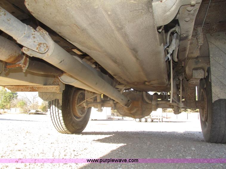 image for item H1032 1996 Ford F350 XLT Crew Cab flat dump bed truck