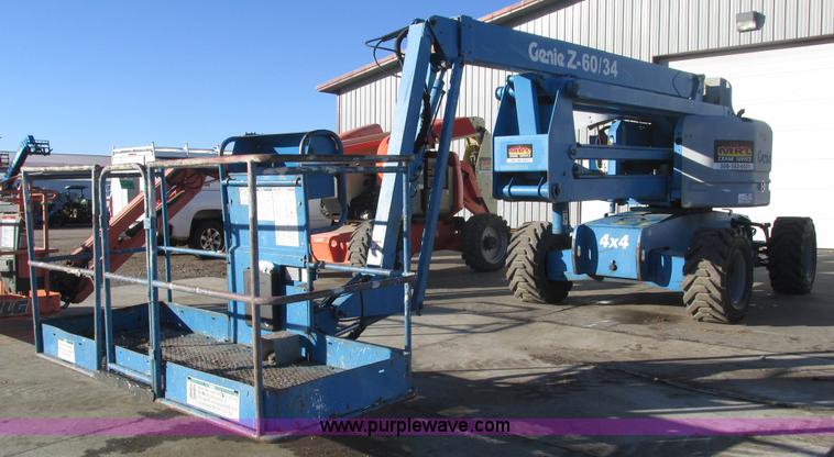image for item H1037 2002 Genie Z60/34 boom lift