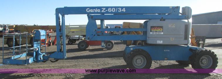 image for item H1037 2002 Genie Z60/34 boom lift