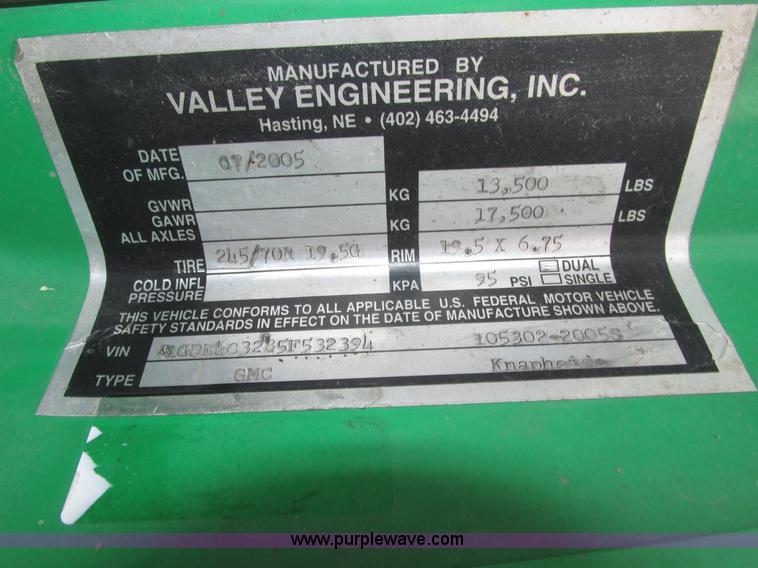 image for item H1049 2005 GMC C4500 Topkick service truck