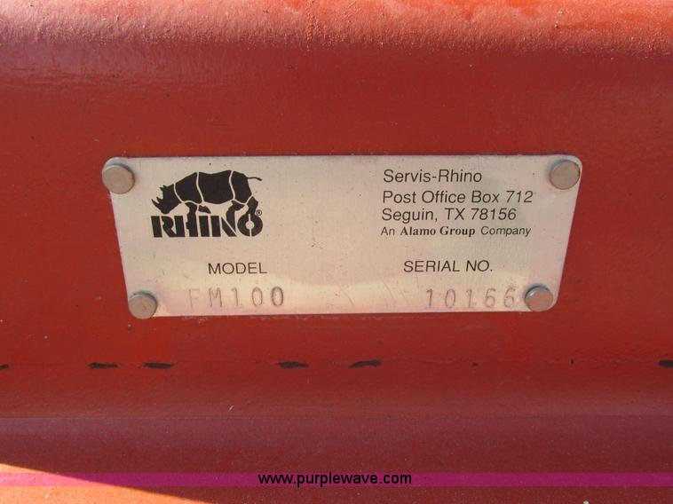 image for item H1058 Rhino FM100 finish mower