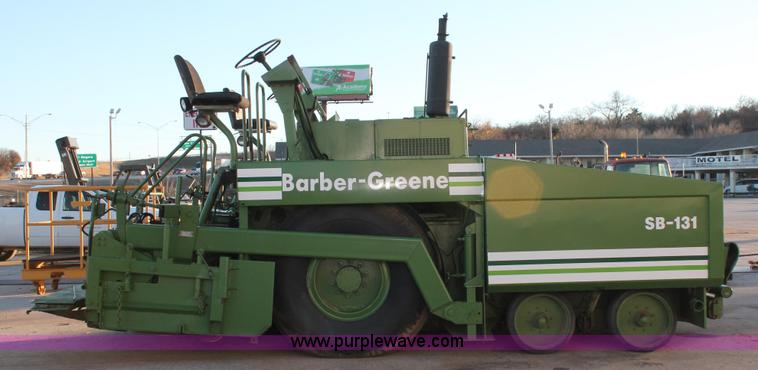 image for item H8064 1982 Barber Greene SB-131 asphalt paver